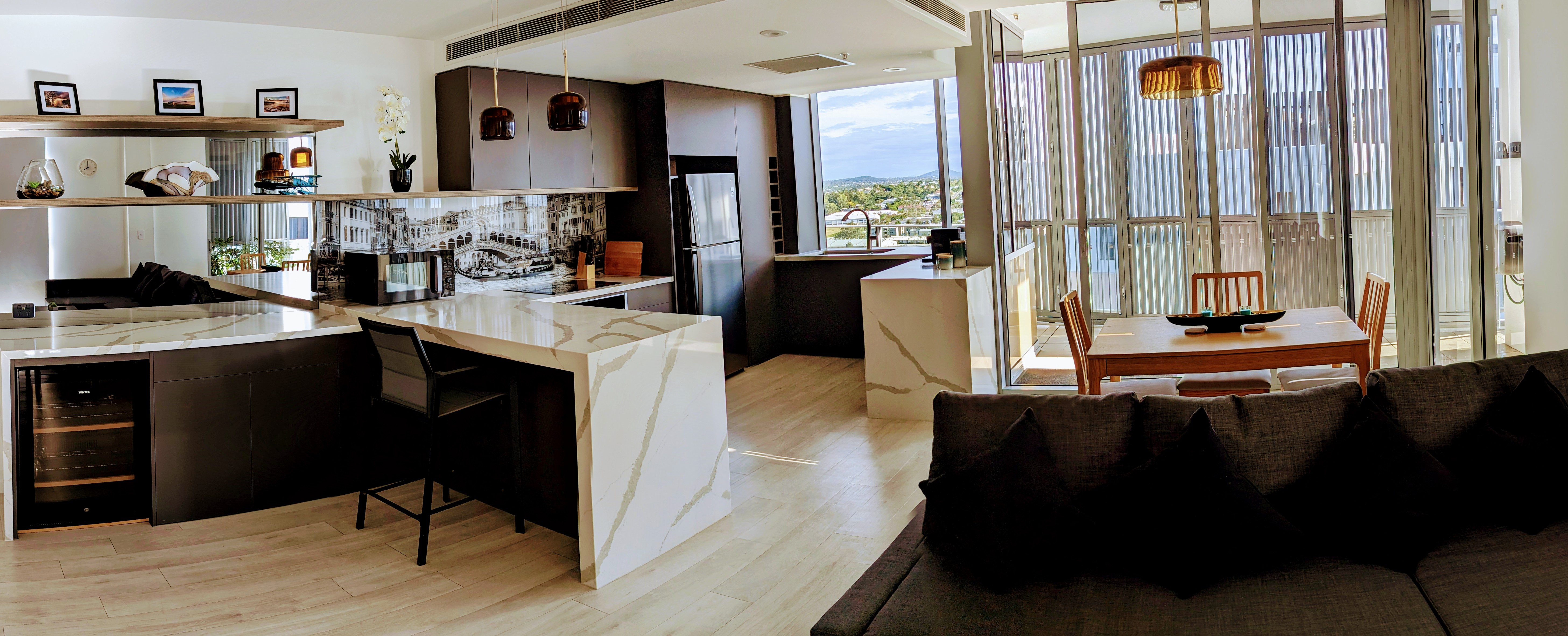 Two Bedroom Two Bathroom Apartment - River View with Balcony