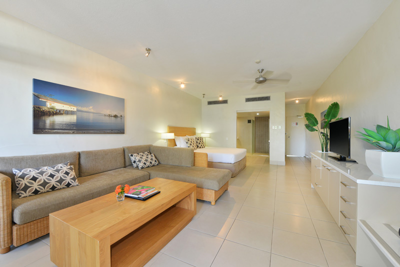 Club Studio with Water Garden Views