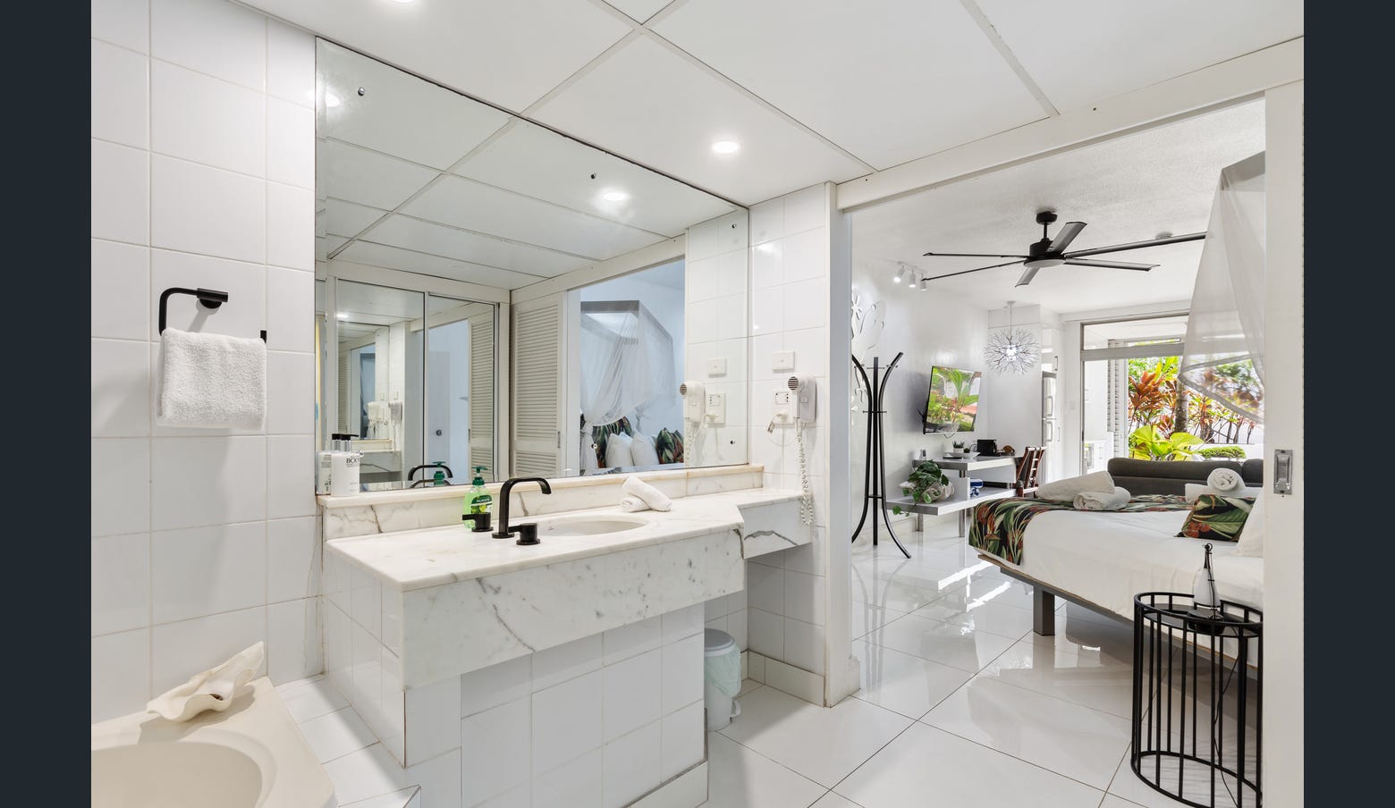 Club Studio with Water Garden Views