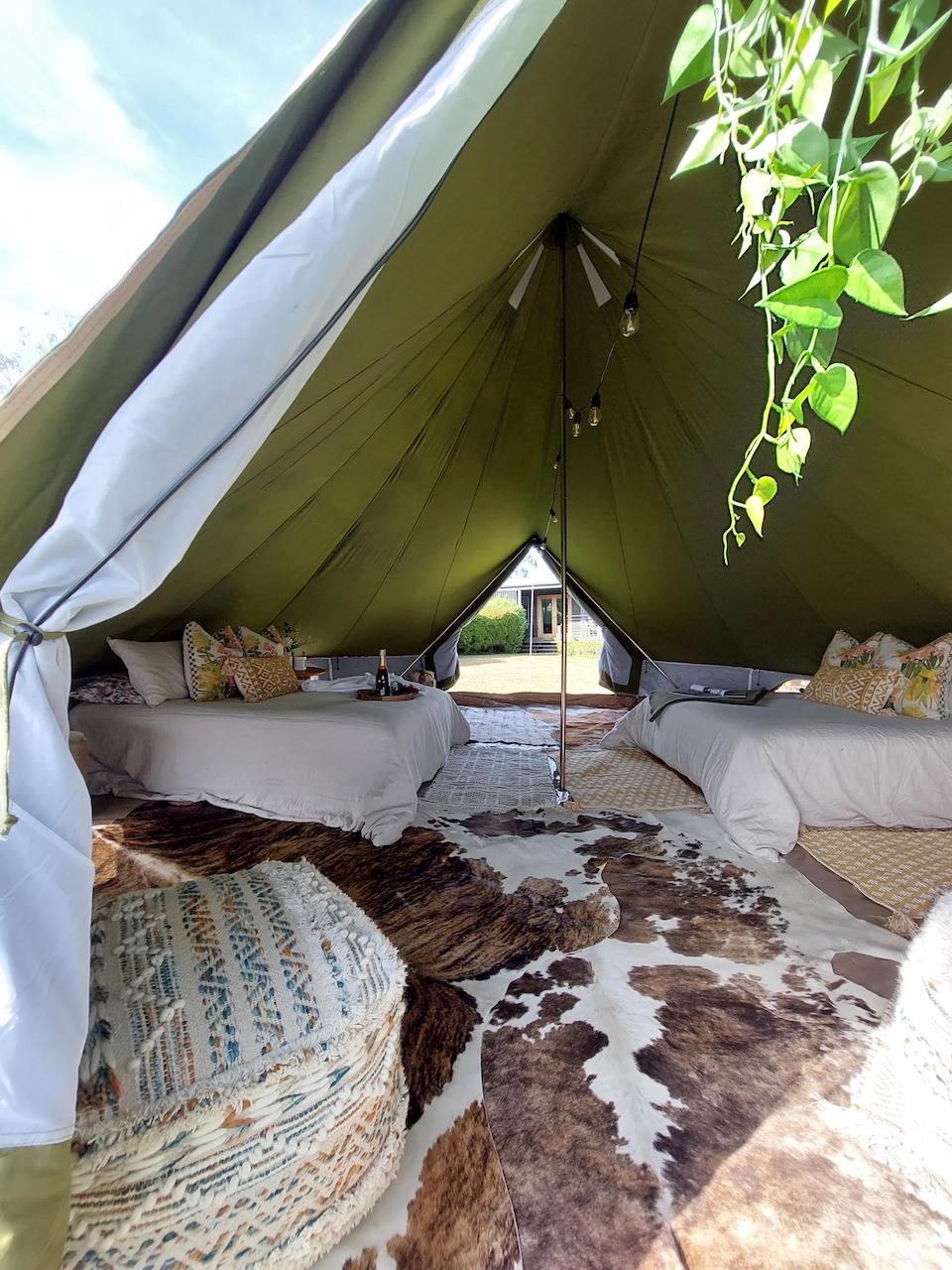 Glamping Bell Tent Experience!