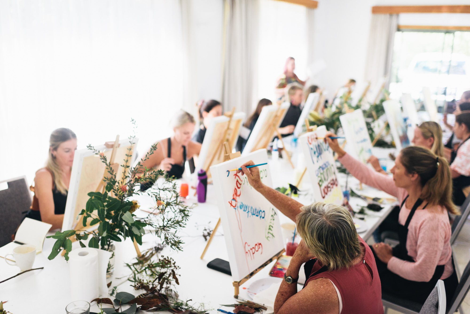 Creative Day Retreat w Artist Phoebe Bakker at Noonaweena