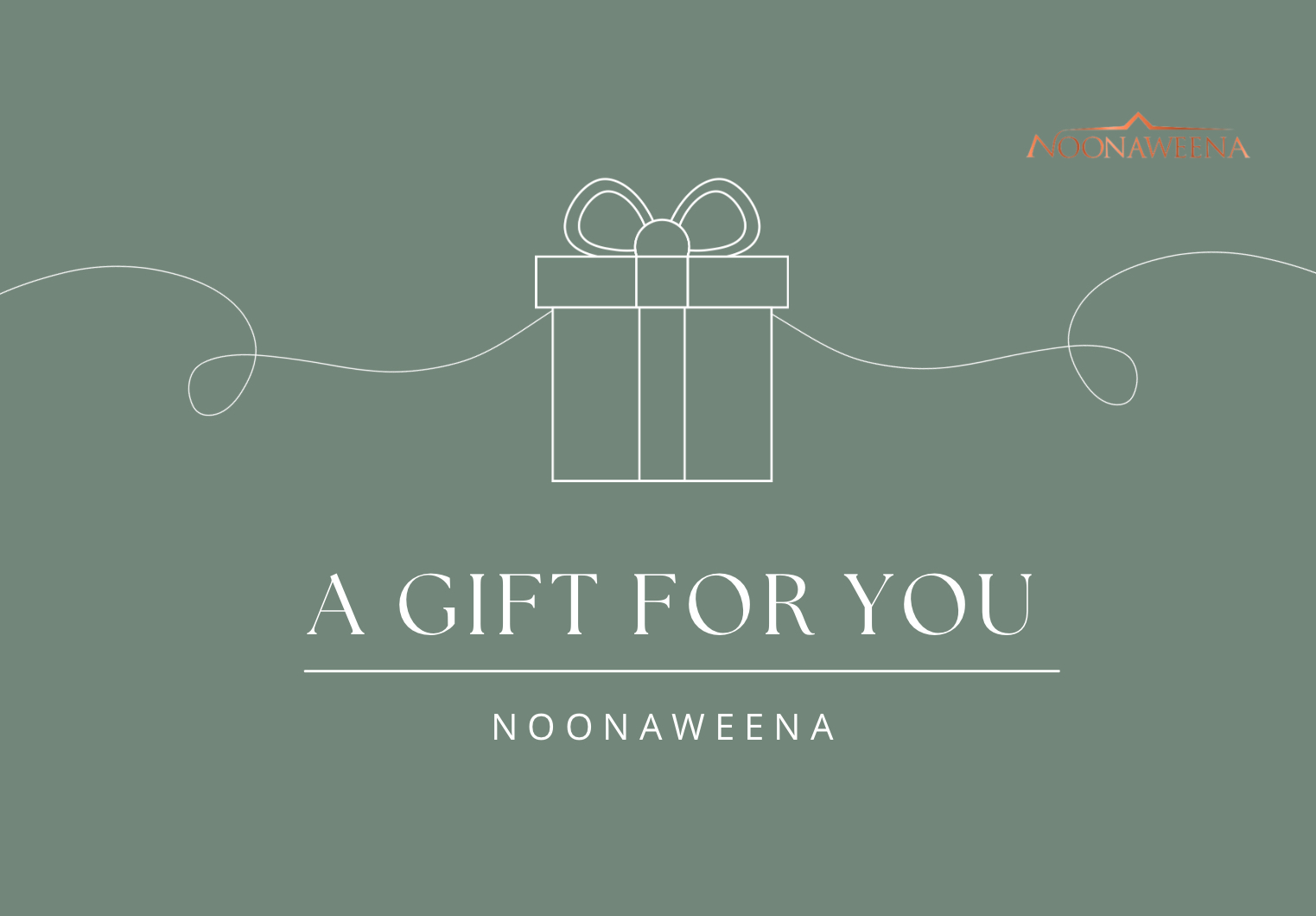 “Give the Gift of Escape – Buy a Noonaweena Gift Card Today”