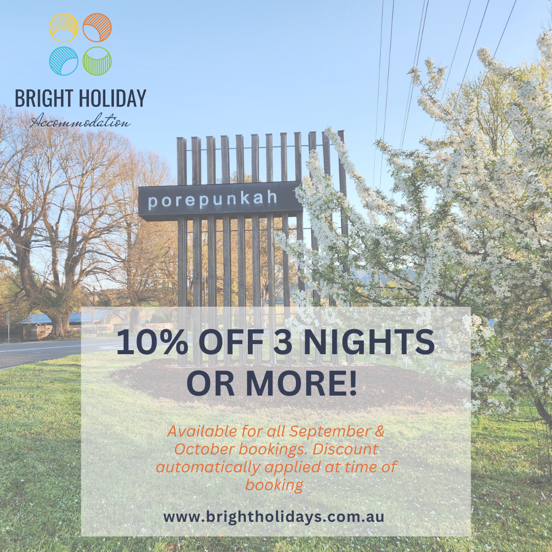 10% off 3 nights or more! 