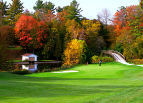 Golfing at The Briars.