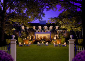 Exterior view of The Woodstock Inn & Resort.