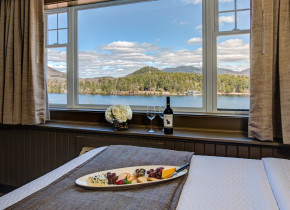 Guest room at Northwoods Inn.