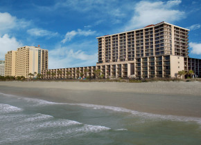 Exterior view of Compass Cove Resort.