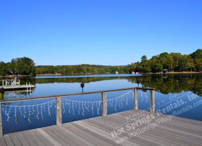 Lake view at Hot Springs Village Rentals.