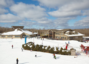 Exterior view of Big Powderhorn Mountain Resort.