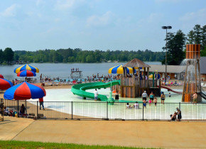Waterpark at Yogi on the Lake.
