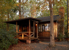 Cottage view at Mountain Springs Lake Resort.