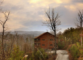 Cabin exterior at Eden Crest Vacation Rentals, Inc. - Party Hut.