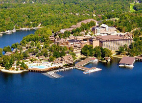 Aerial view of Tan-Tar-A Resort.