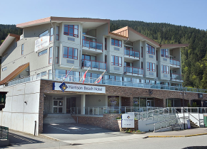 Exterior view of Harrison Beach Hotel.
