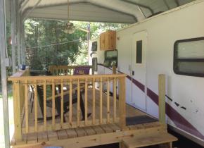 Camper exterior at Berry Creek, LLC - Tailgate Camper.