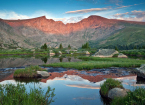 Beautiful mountain view at Tumbling River Ranch.