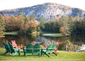 Lake view at High Hampton Inn & Country Club.