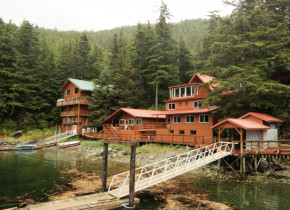 Exterior view of Elfin Cove Resort.