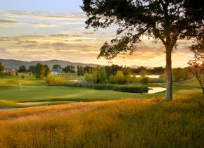 Golf course at Greenhorn Creek Resort.