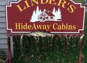 Fishing at Linder's HideAway Cabins.