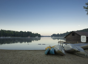The lake at Ampersand Bay Resort & Boat Club.