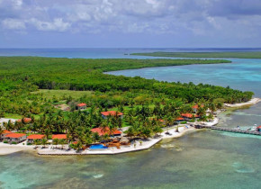 Aerial view of Turneffe Flats.
