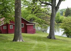 Cabin exterior at Basswood Country Resort.