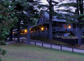 Main lodge at Elk Lake Lodge.