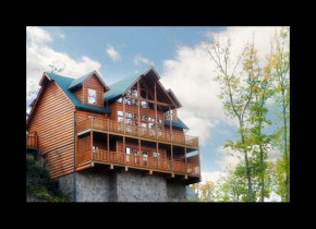 Cabin exterior at Eden Crest Vacation Rentals, Inc. - Peek-A-View Cabin.