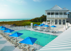 Outdoor pool at The Seagate Hotel & Spa.
