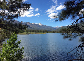 Lake view at Bear Paw Lodge.
