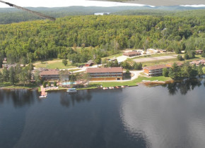 Aerial view of The Couples Resort.