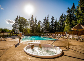 Resort pool at Kabetogama Lake Association.