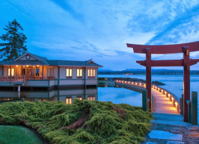 Spa exterior at April Point Lodge and Fishing Resort.