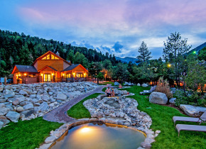 Exterior view of Mt. Princeton Hot Springs Resort.