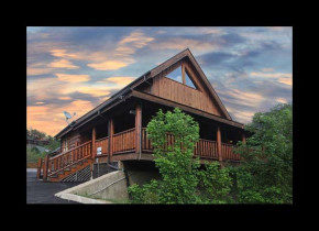 Cabin exterior at Eden Crest Vacation Rentals, Inc. - Amazing Grace.