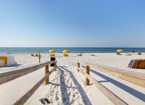 Beach view at Perdido Key Resort Management.