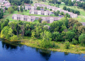 Aerial view of Pointe Royale.