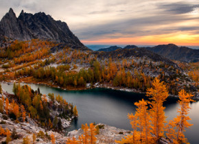Gorgeous mountain views at Sleeping Lady.