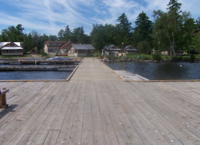 Resort view at Wilsons on Moosehead Lake.