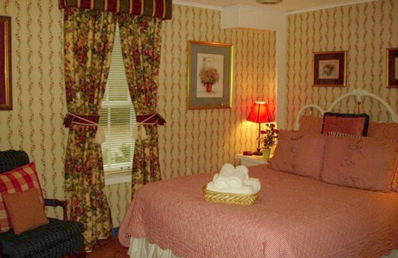 Guest room at Nutmeg Country Inn.