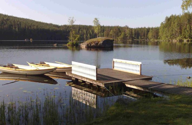Dock at Hennickehammar Country House.