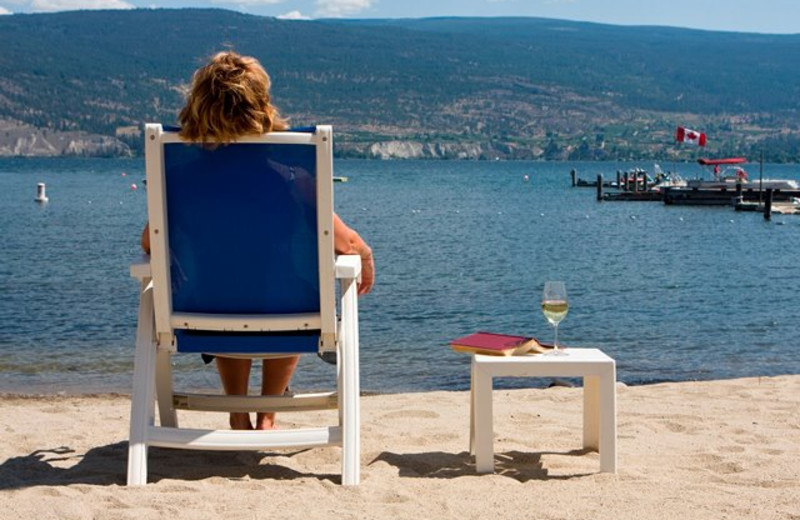 The beach at Summerland Waterfront Resort.