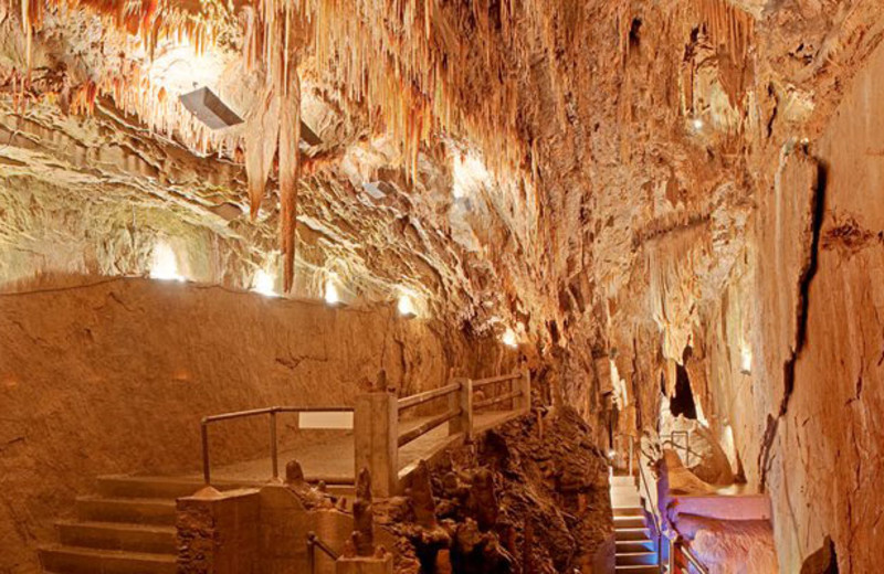 Cavern at Smoke Hole Caverns & Log Cabin Resort.