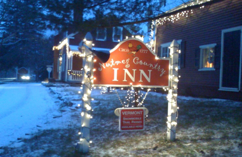 Exterior view of Nutmeg Country Inn.