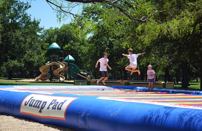 Kids playing at Yogi Bear's Jellystone Park Guadalupe.