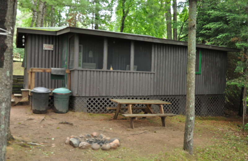 Cabin at Sandy Point Resort.