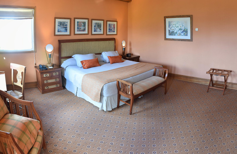Guest room at Hotel Termas Puyehue.