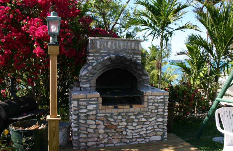 Outdoor grill at Orange Hill Beach Inn.