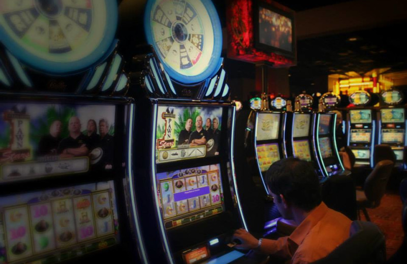 Slot machines at Rocky Gap Casino Resort.